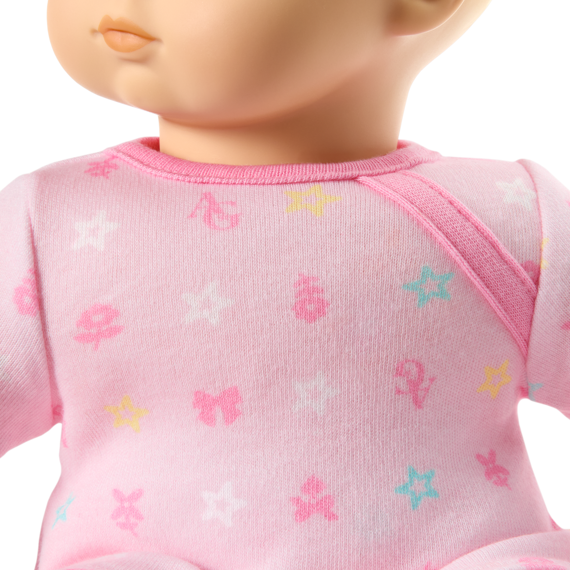 Bitty Baby Doll #3 with blonde hair in Pastel Pink - Image 5