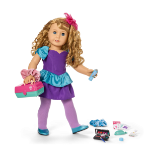 Courtney's Party Dress. Caboodles & Hair Accessories for 18-inch Dolls (Historical Characters)