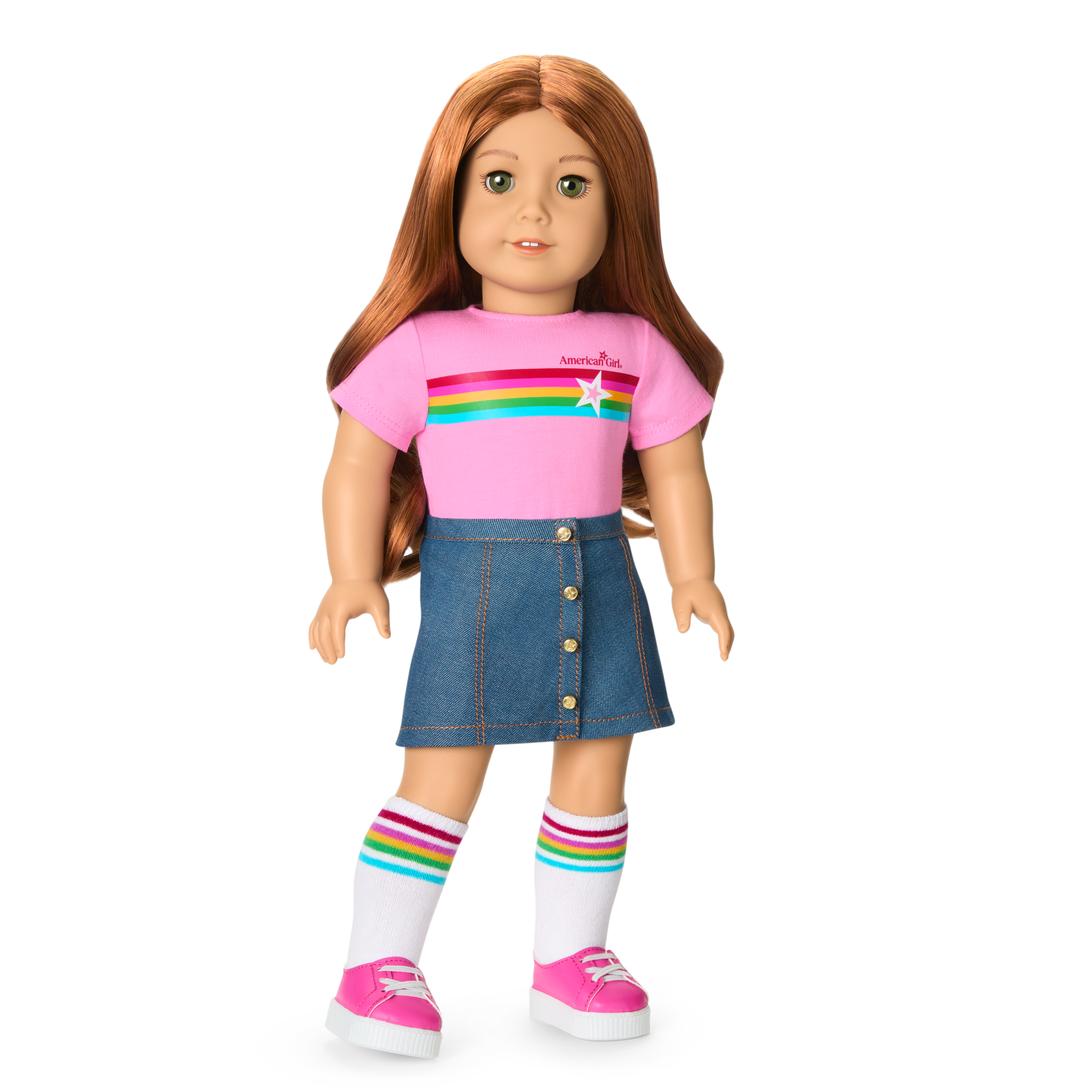 Truly Me 18-inch Doll #103 with wavy red hair - Image 10