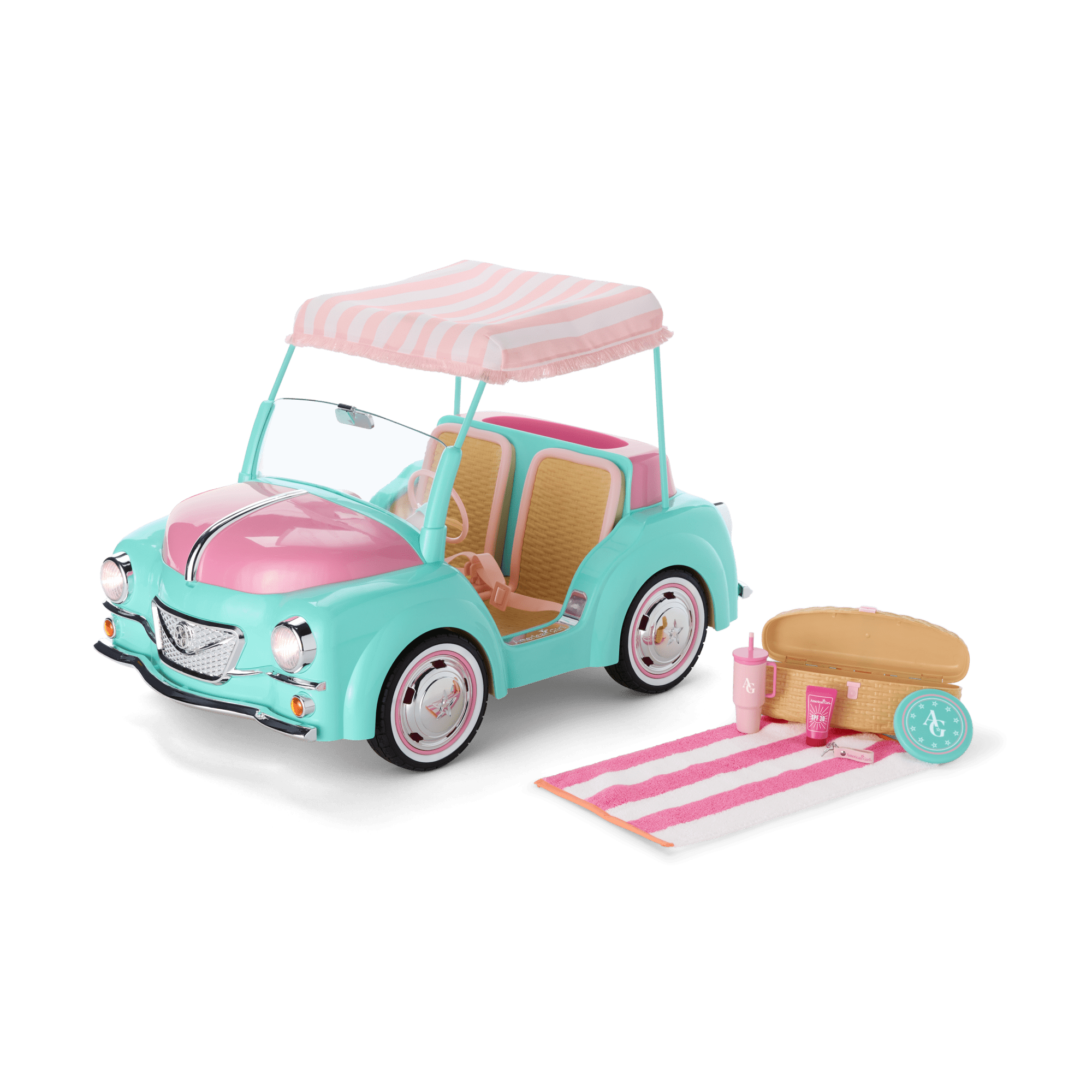 Raquel's Seaside Car for 18-inch Dolls (Girl of the Year 2026)