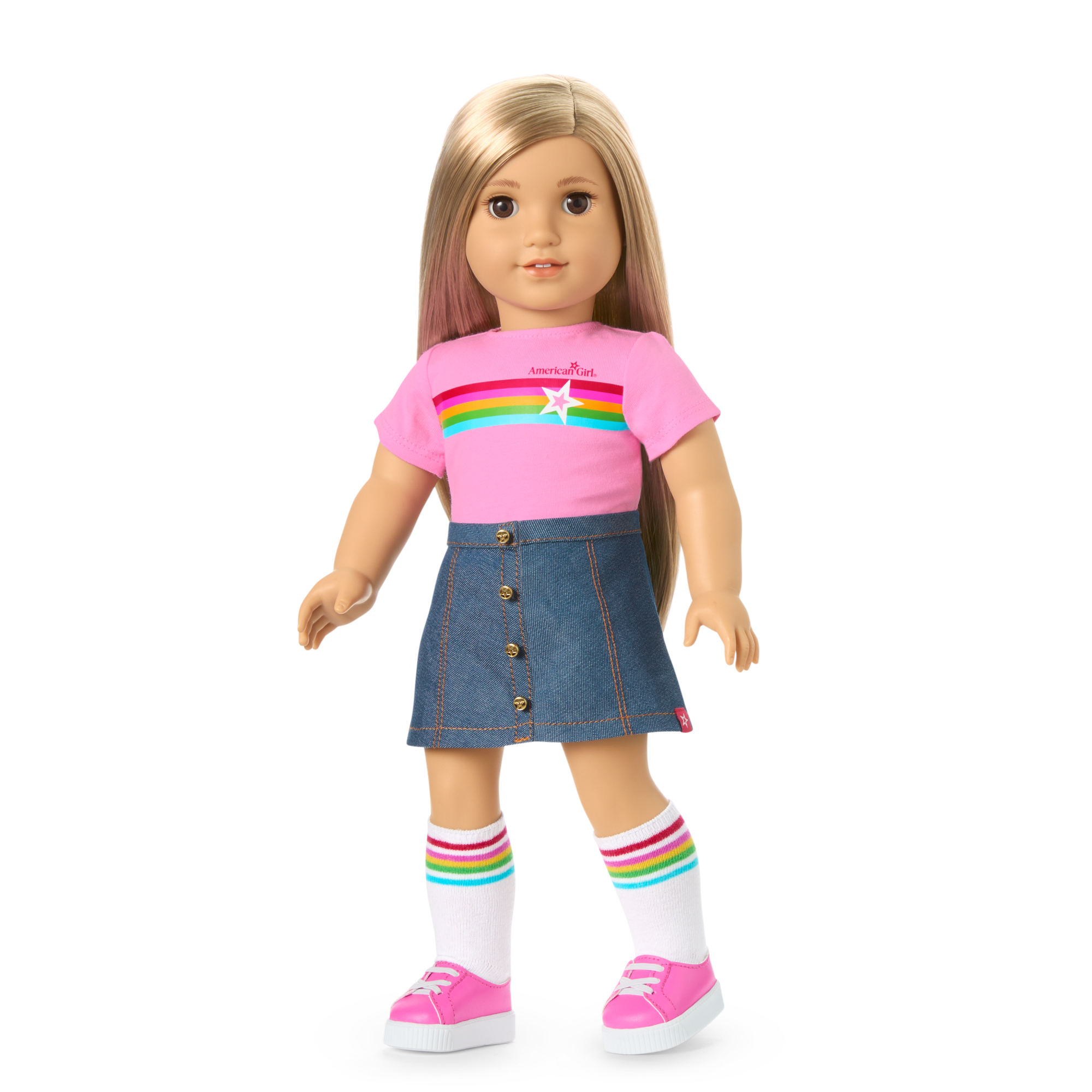 Truly Me 18-inch Doll #131 with straight blonde hair - Image 10