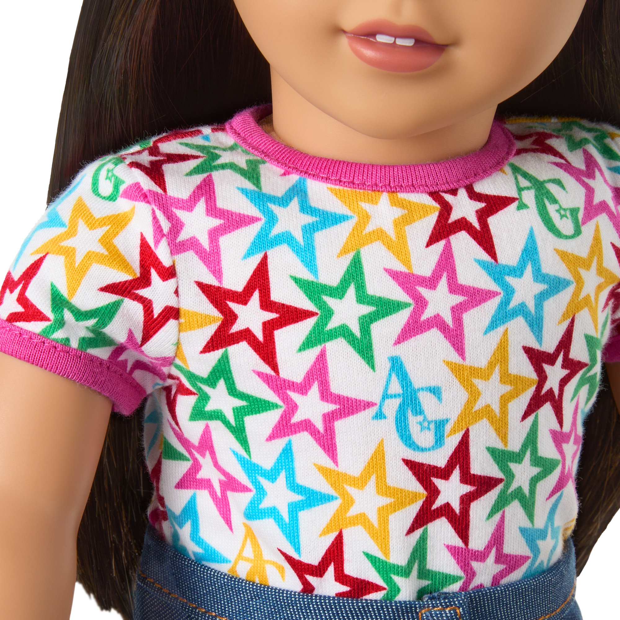 Truly Me 18-inch Doll #124 with straight black-brown hair - Image 7