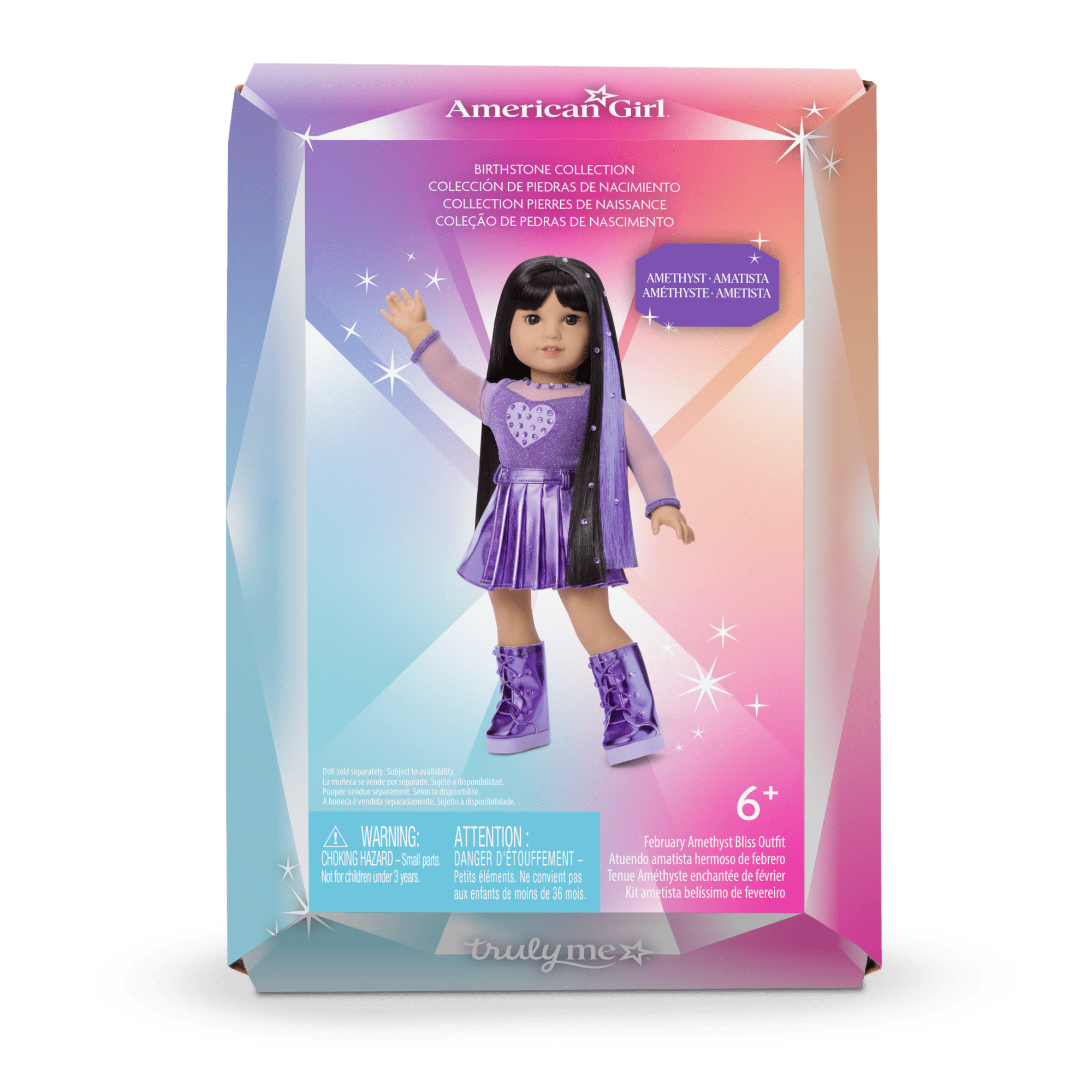 February Amethyst Bliss Outfit for 18-inch Dolls - Image 9
