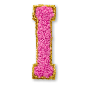 AG Letter I Stick-On Patch