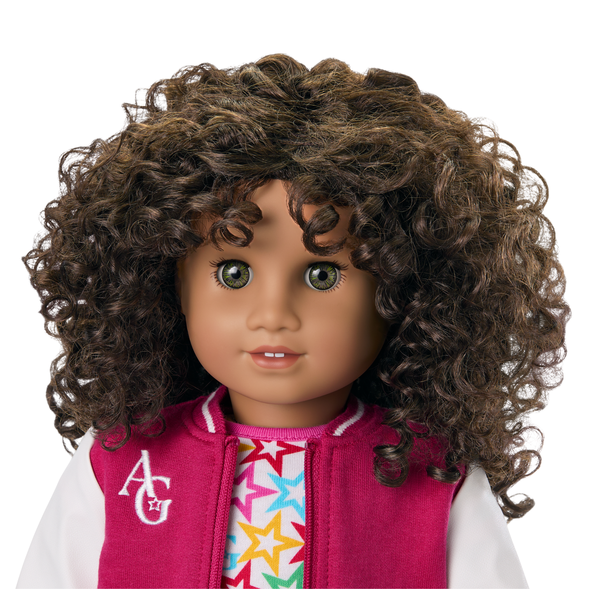 Truly Me 18-inch Doll #132 with curly dark-brown hair - Image 4