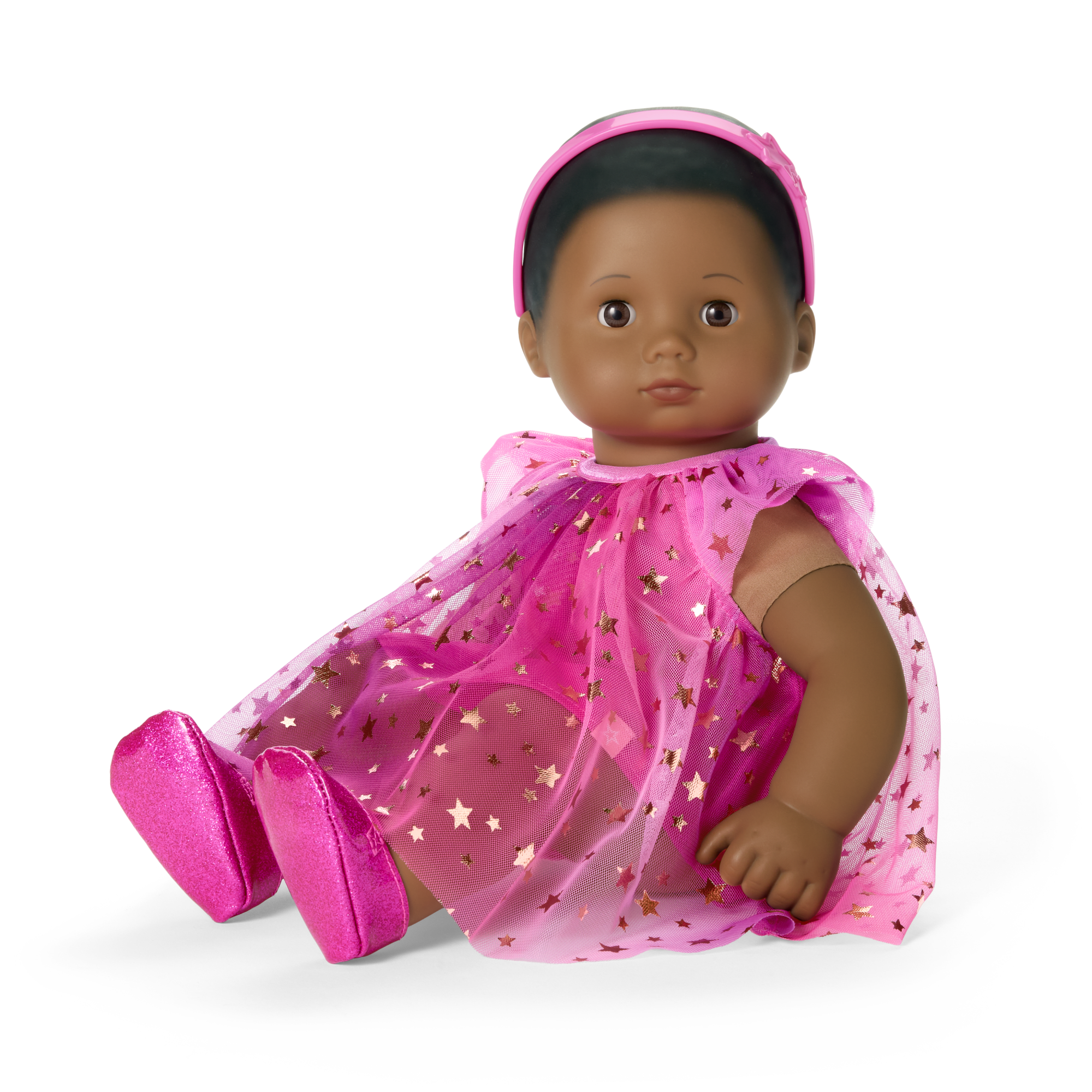 Pink Party-Ready Dress for Bitty Baby Dolls - Image 2