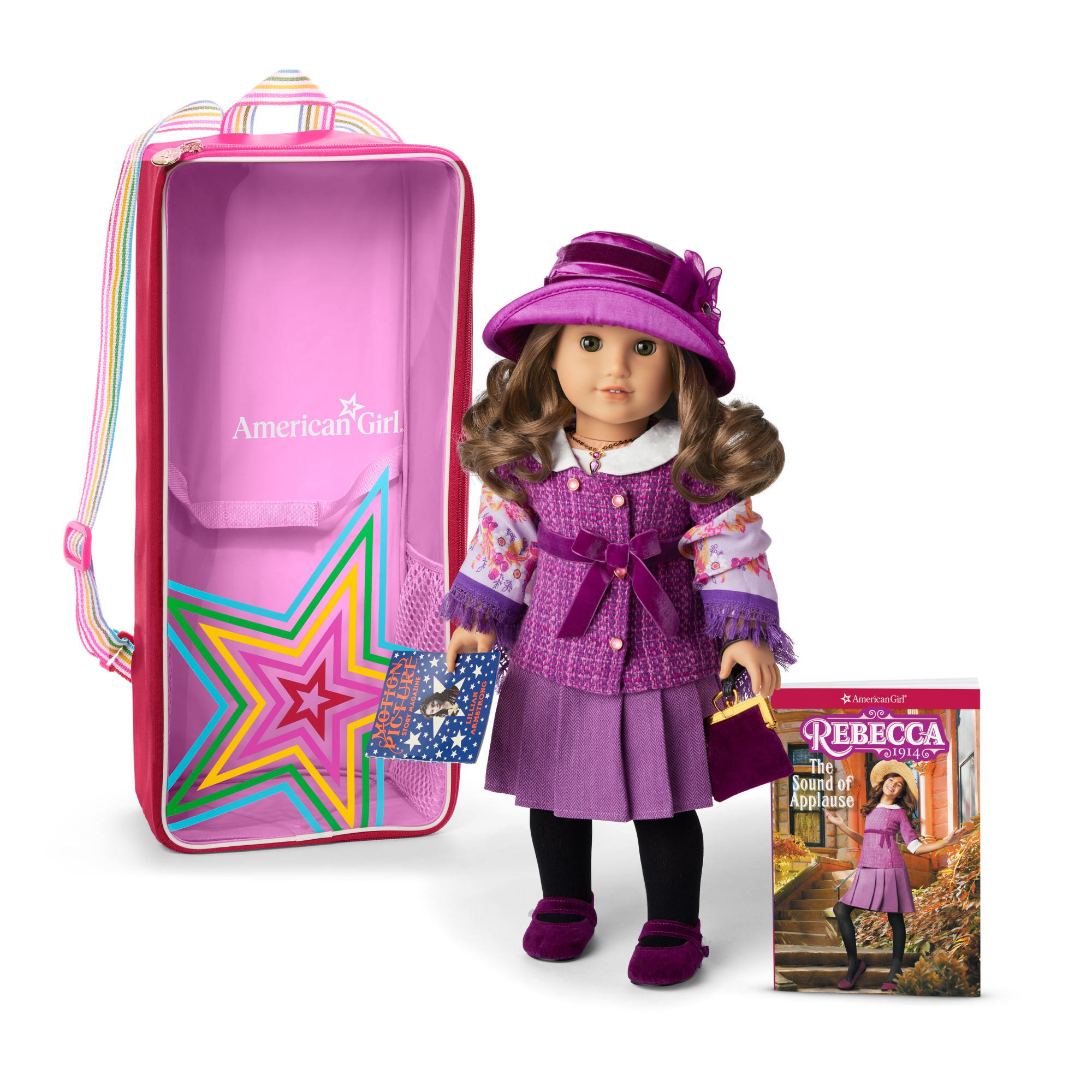 Rebecca 18-inch Doll. Book. Accessories & Doll Carrier (Historical Characters)