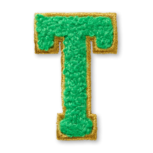 AG Letter T Stick-On Patch