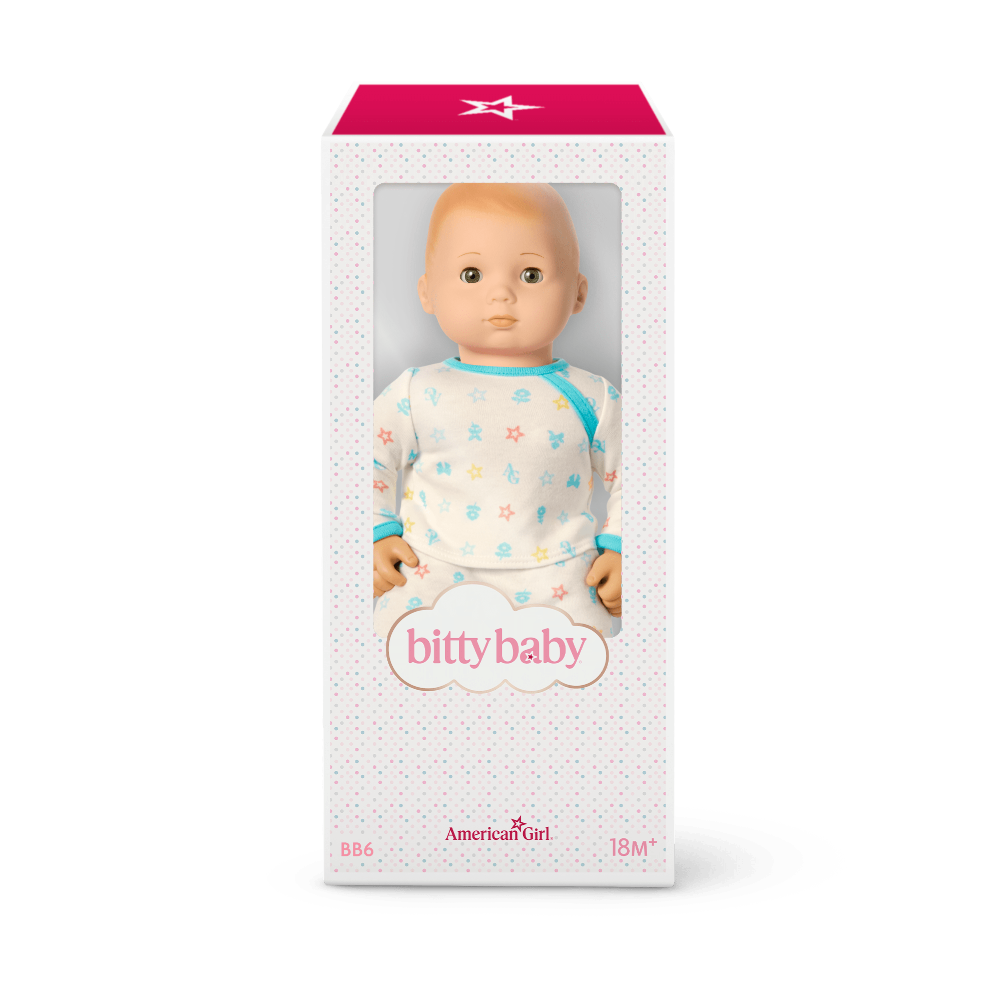 Bitty Baby Doll #6 with red hair in Pastel Blue - Image 8