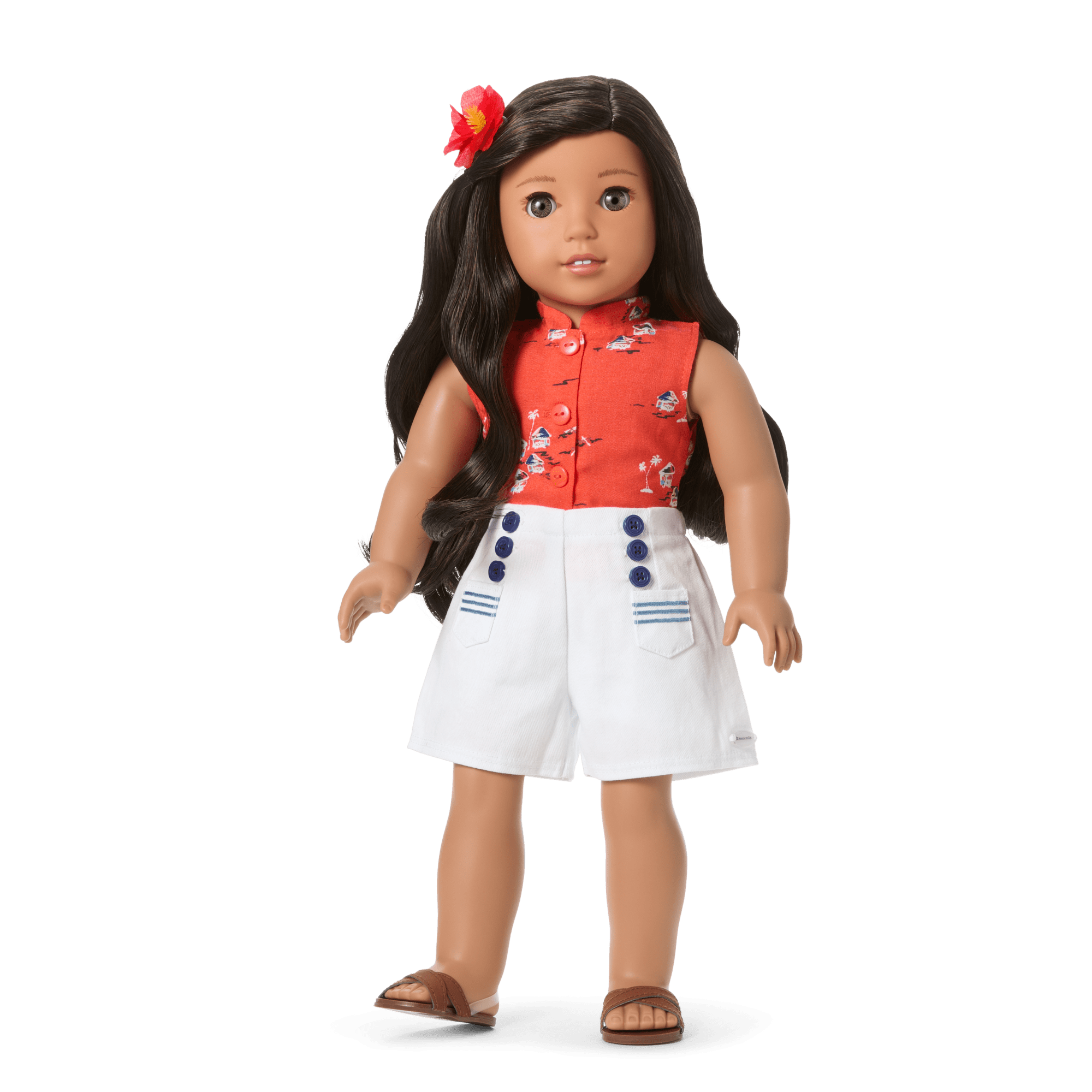 Nanea 18-inch Doll. Book. Accessories & Doll Carrier (Historical Characters) - Image 2