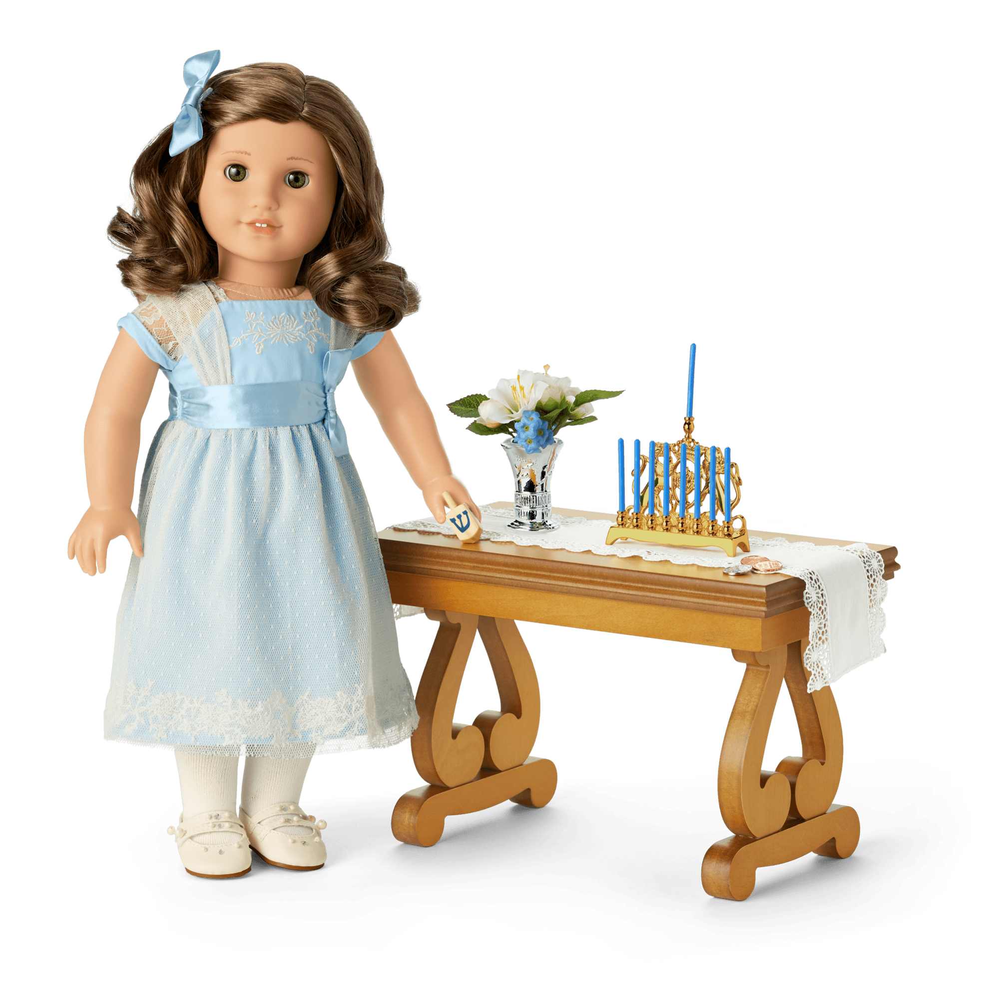 Rebecca's Hanukkah Outfit for 18-inch Dolls (Historical Characters) - Image 4