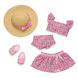 Raquel's  Beach Outfit for 18-inch Dolls (Girl of the Year  2026)