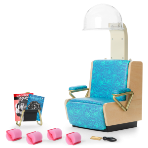 Melody's  Salon Chair & Accessories for 18-inch Dolls (Historical Characters)