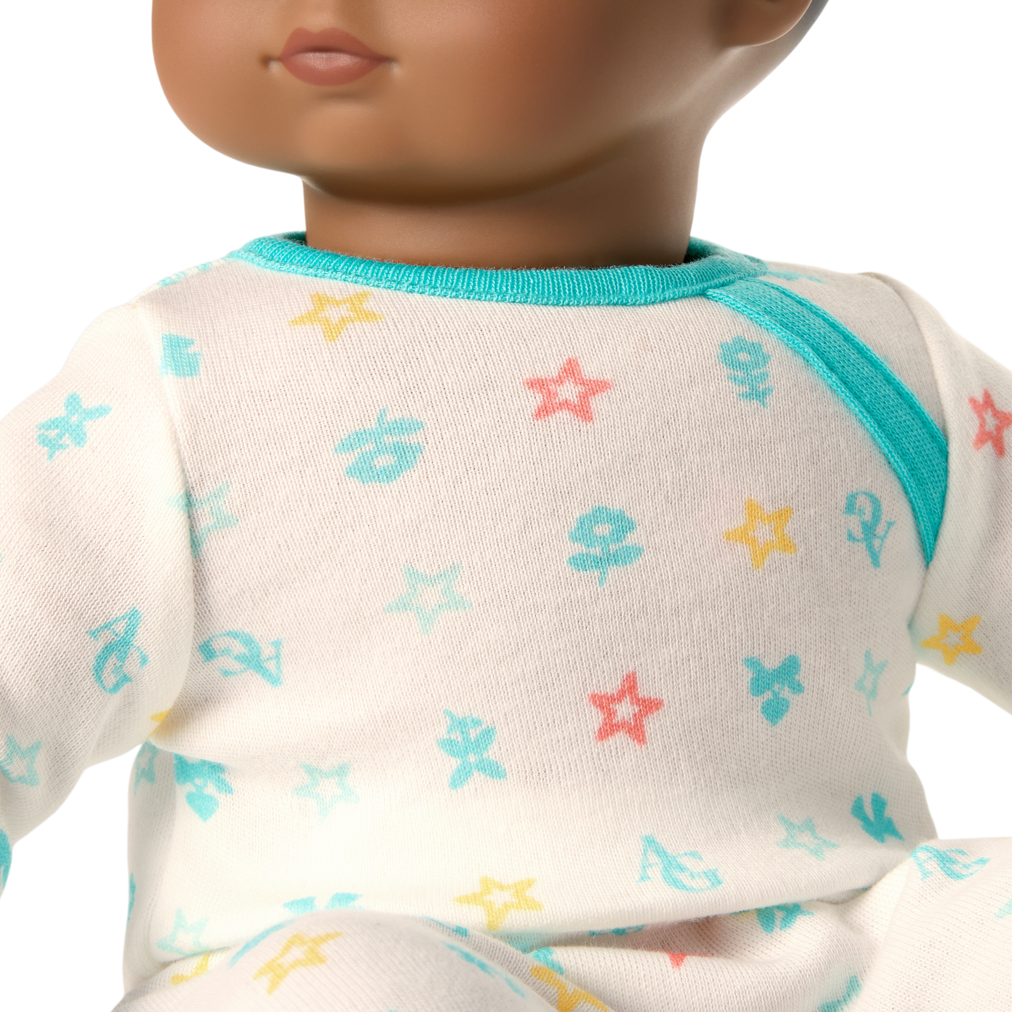 Bitty Baby Doll #1 with black hair in Pastel Blue - Image 5