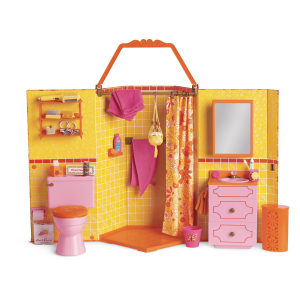 Julie's Groovy Bathroom for 18-inch Dolls (Historical Characters)