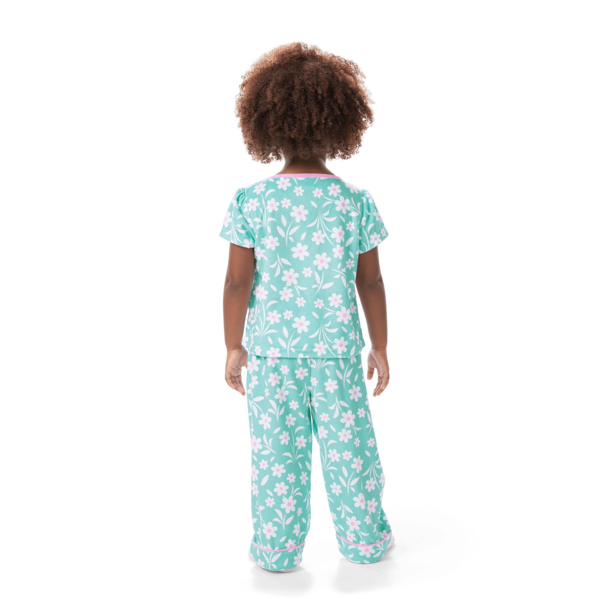 Flower Fun PJs for Little Girls (Bitty Baby ) - Image 3