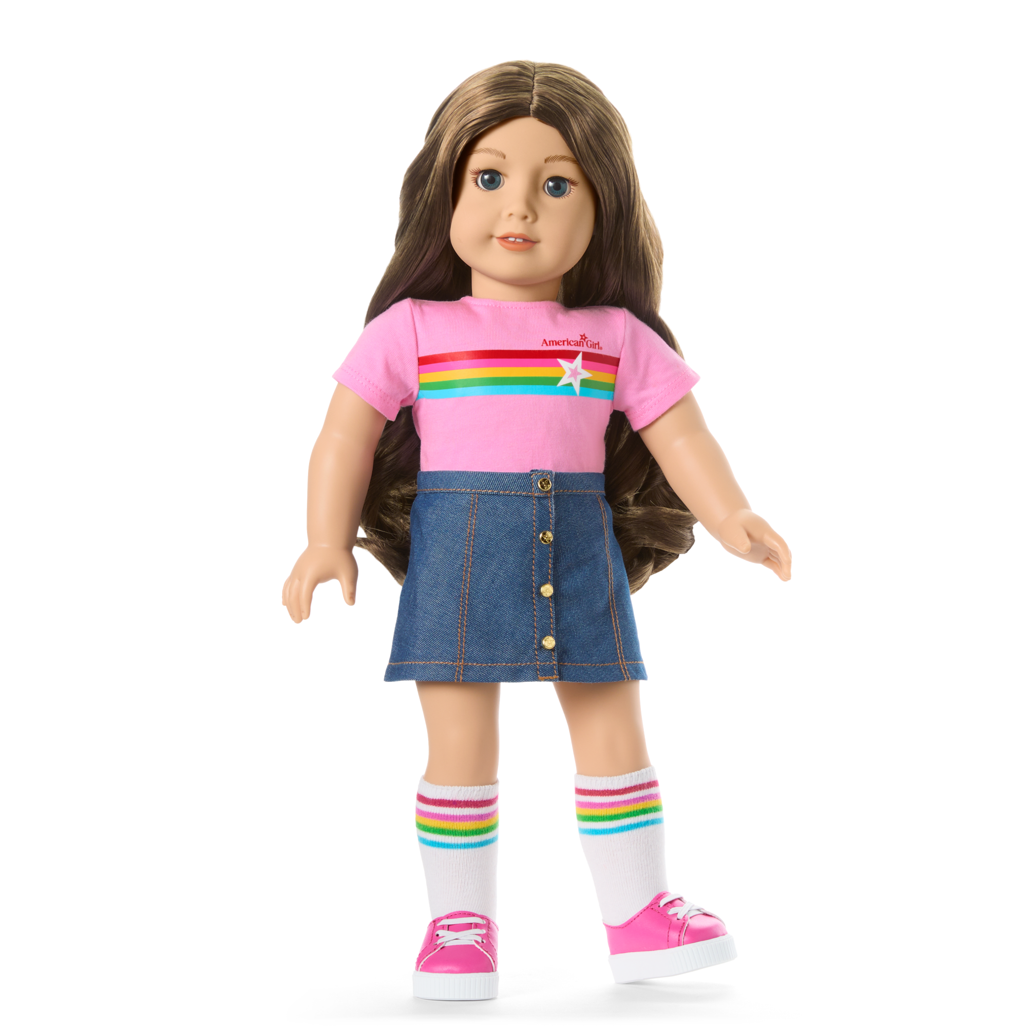Truly Me 18-inch Doll #126 with wavy brown hair - Image 10