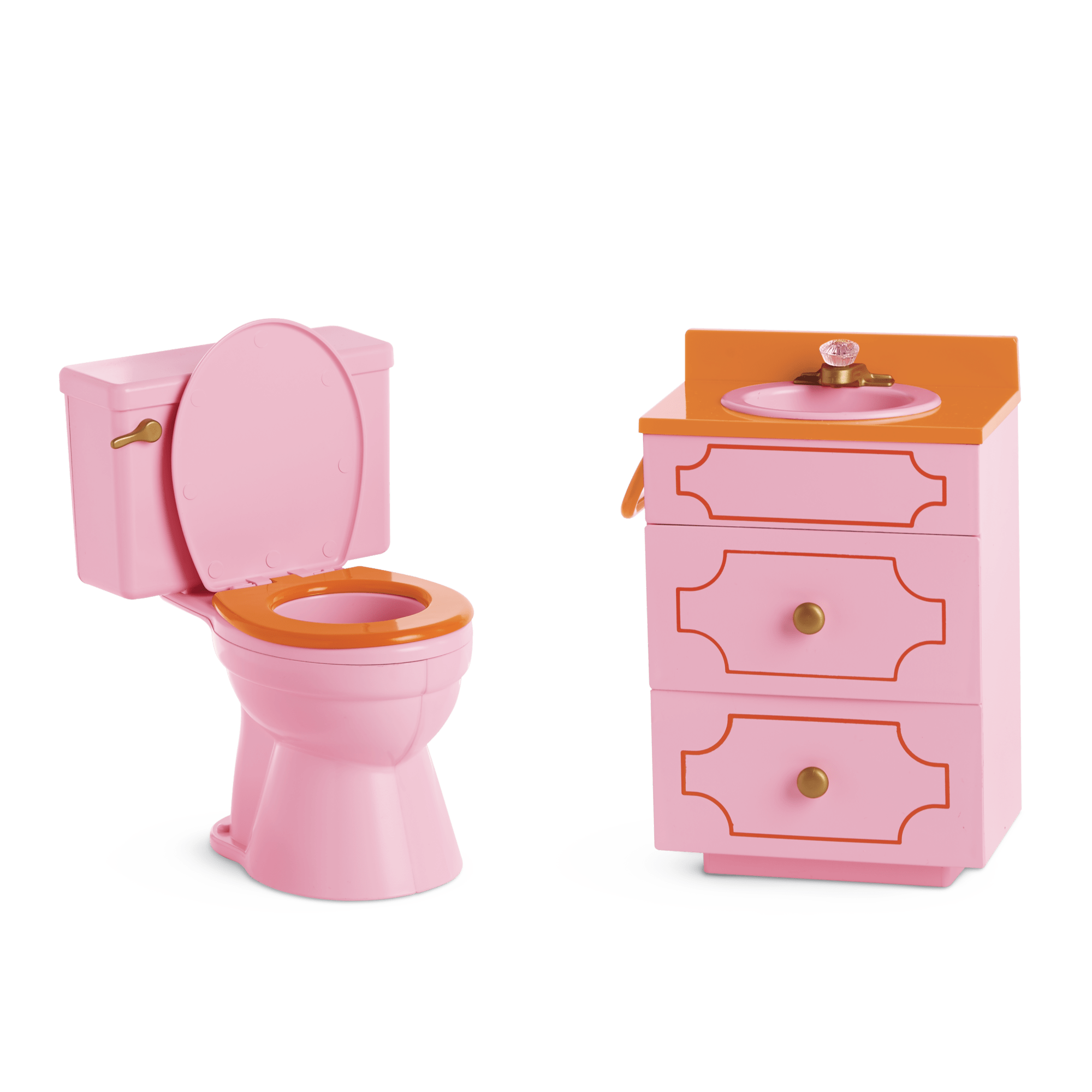 Julie's Groovy Bathroom for 18-inch Dolls (Historical Characters) - Image 6