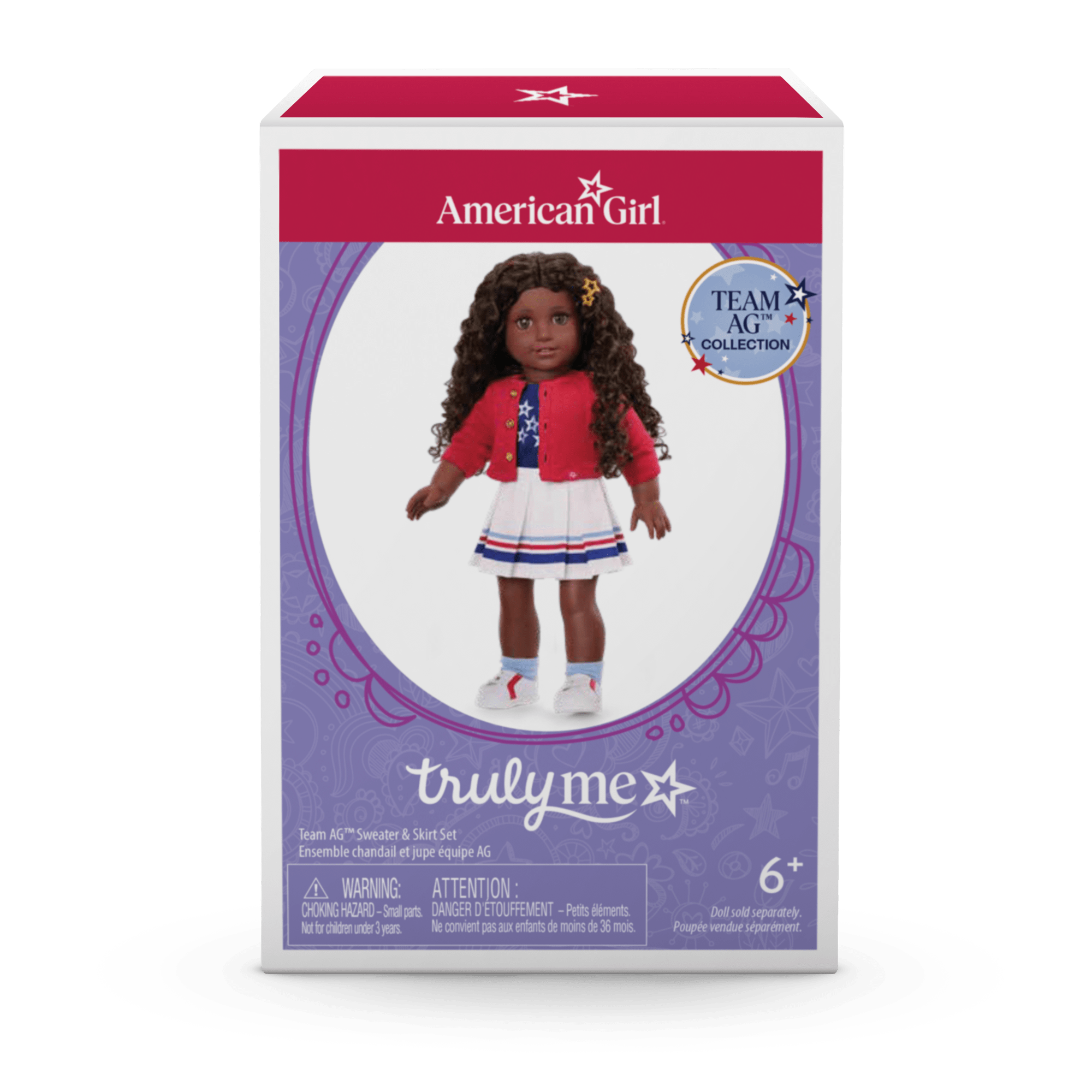 Team AG Sweater & Skirt Set for 18-inch Dolls - Image 8