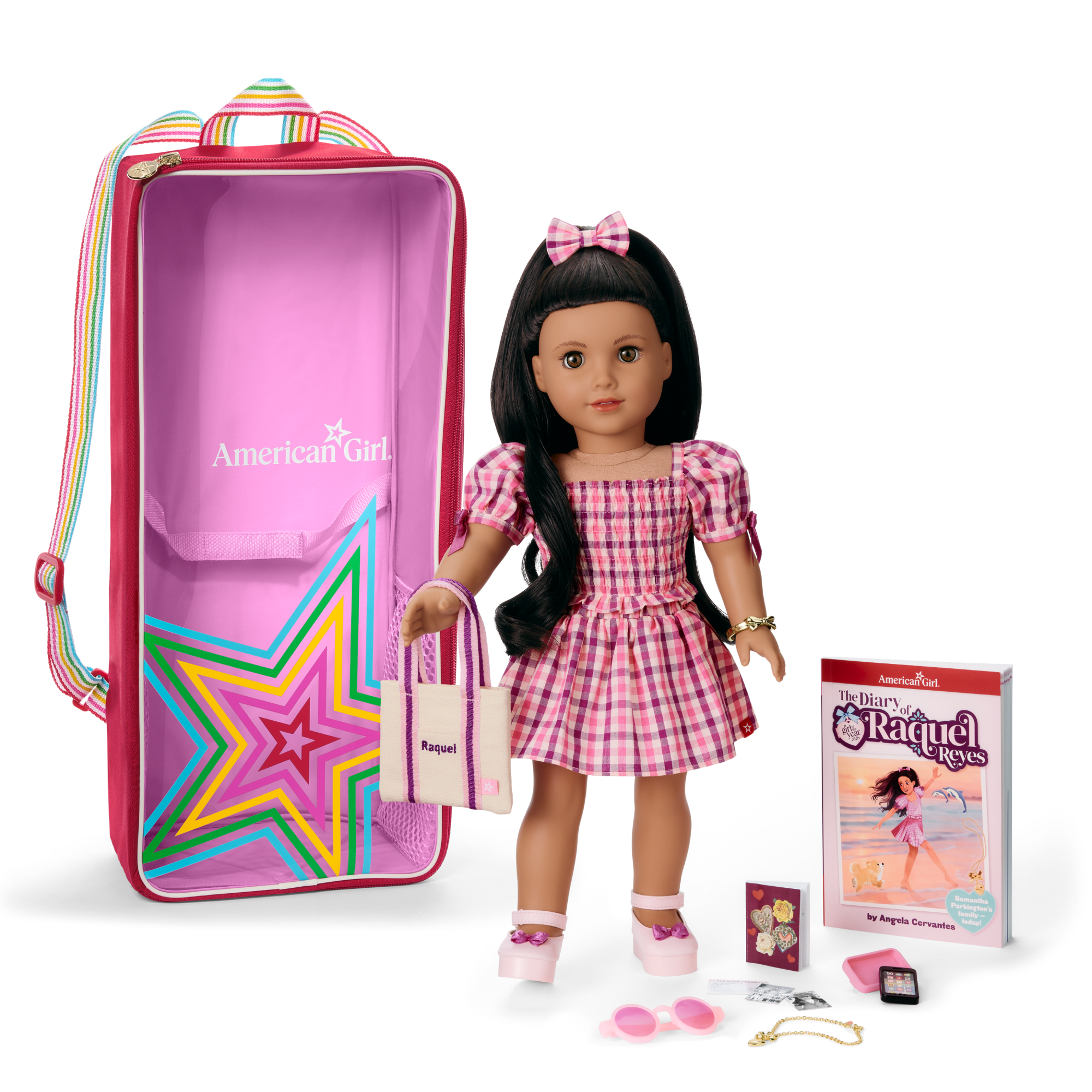 Raquel 18-inch Doll. Journal. Accessories & Doll Carrier (Girl of the Year 2026)