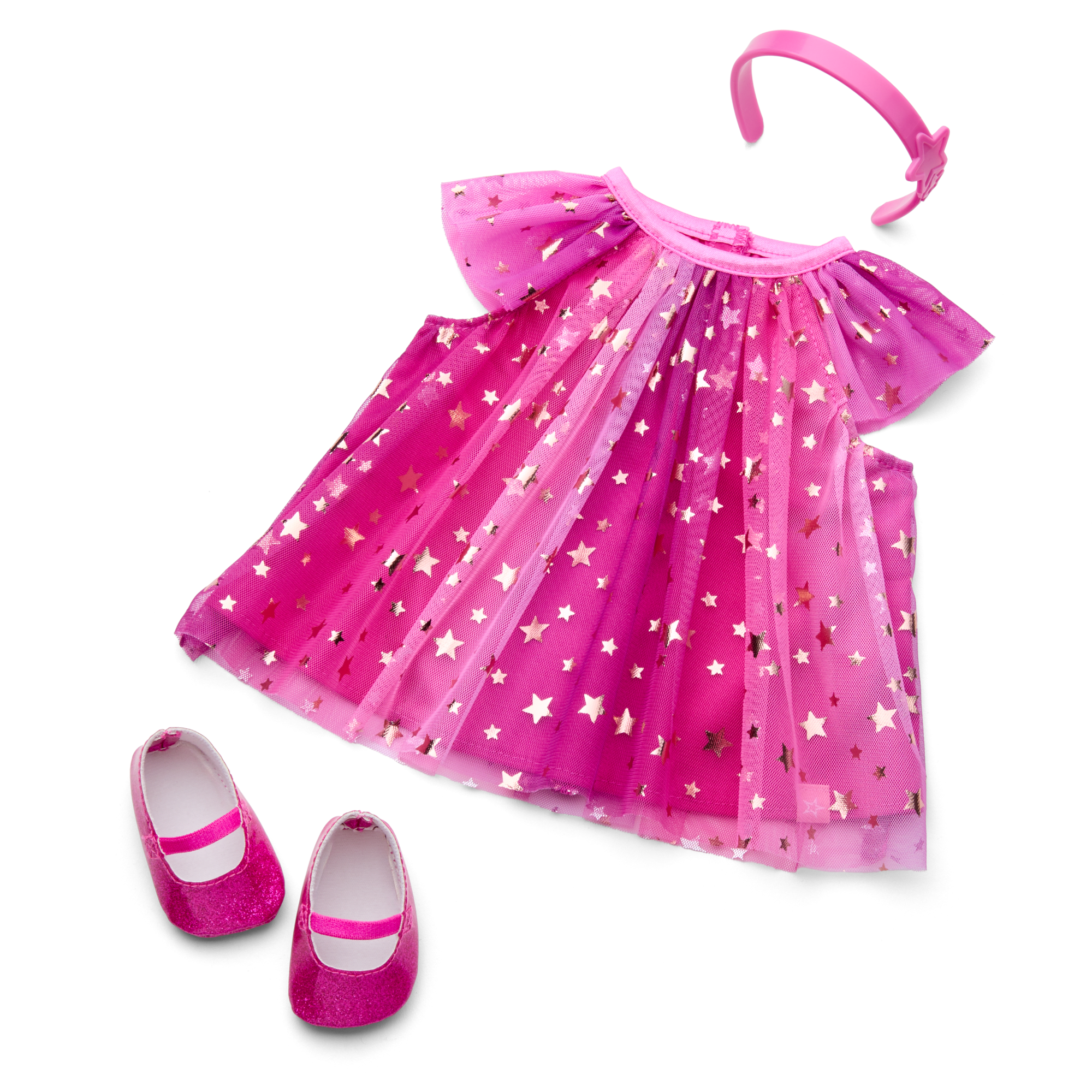 Pink Party-Ready Dresses for Little Girls & Bitty Baby Dolls - Image 9
