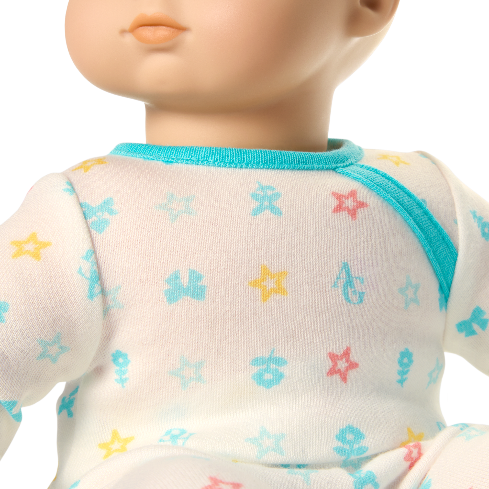 Bitty Baby Doll #3 with blonde hair in Pastel Blue - Image 5