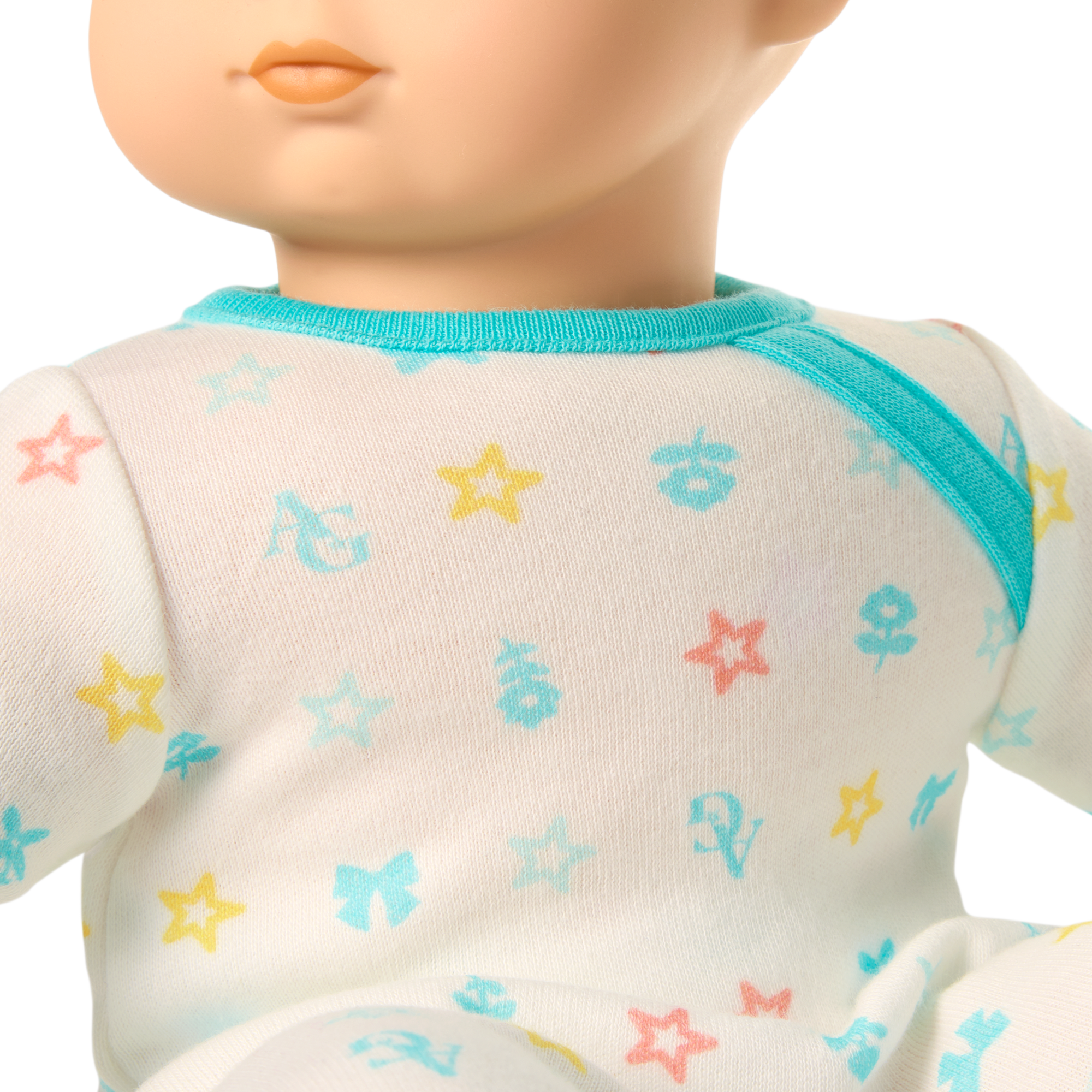 Bitty Baby Doll #6 with red hair in Pastel Blue - Image 5