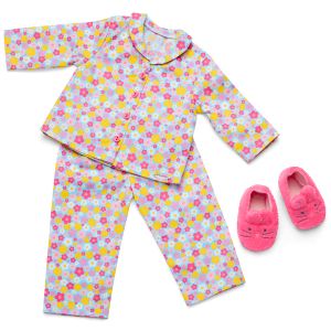Isabel's  Floral Dreams Pajamas for 18-inch Dolls (Historical Characters)