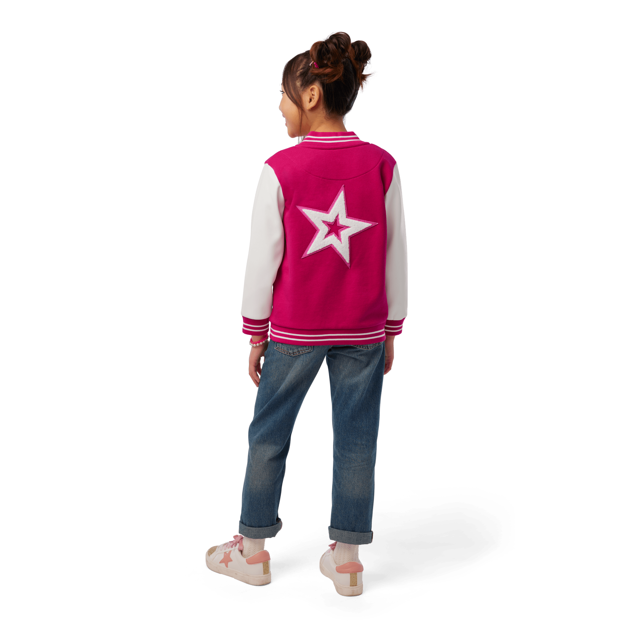AG Star Squad Varsity Jacket for Girls - Image 2