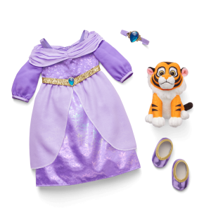 Disney Princess Jasmine Formal Dress. Baby Rajah & Accessories for 18-inch Dolls by American Girl