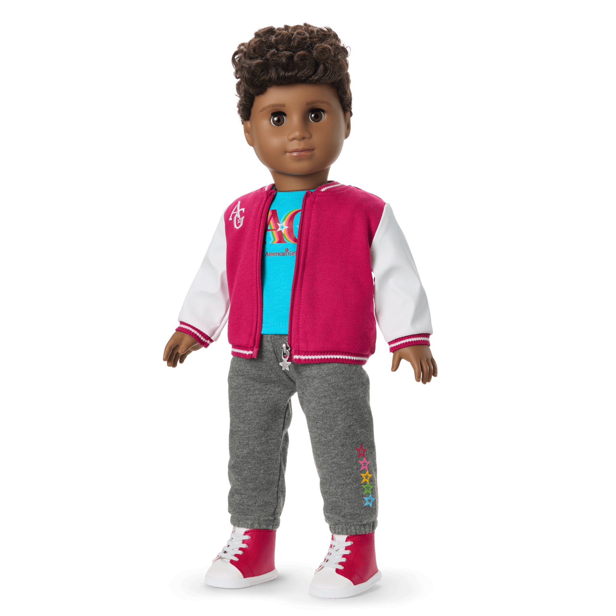 Truly Me 18-inch Doll #113 with curly dark-brown hair