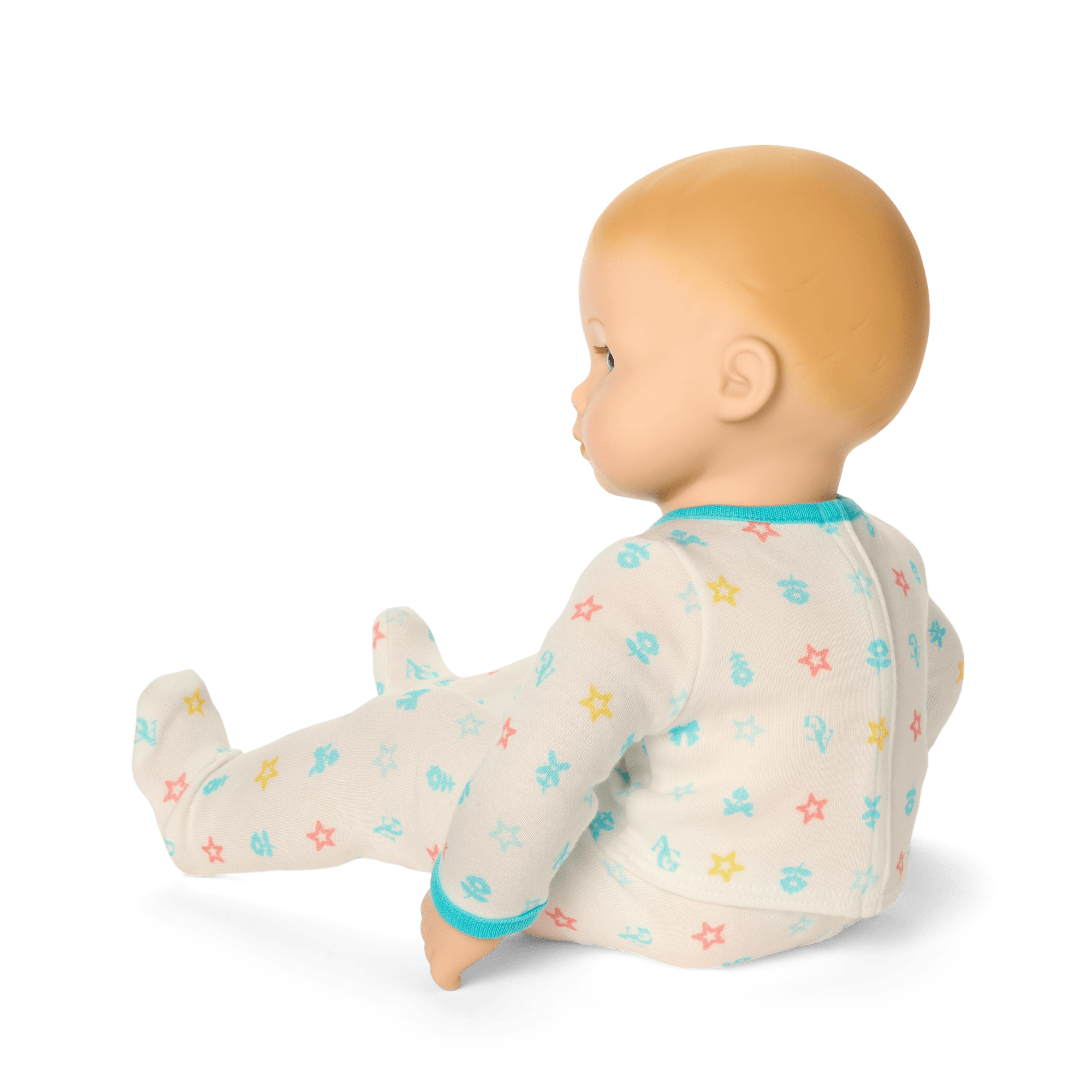 Bitty Baby Doll #3 with blonde hair in Pastel Blue - Image 4
