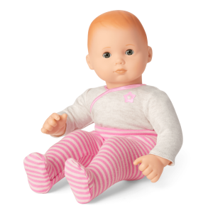 Bitty Baby Doll #6 with red hair in Pretty Pink