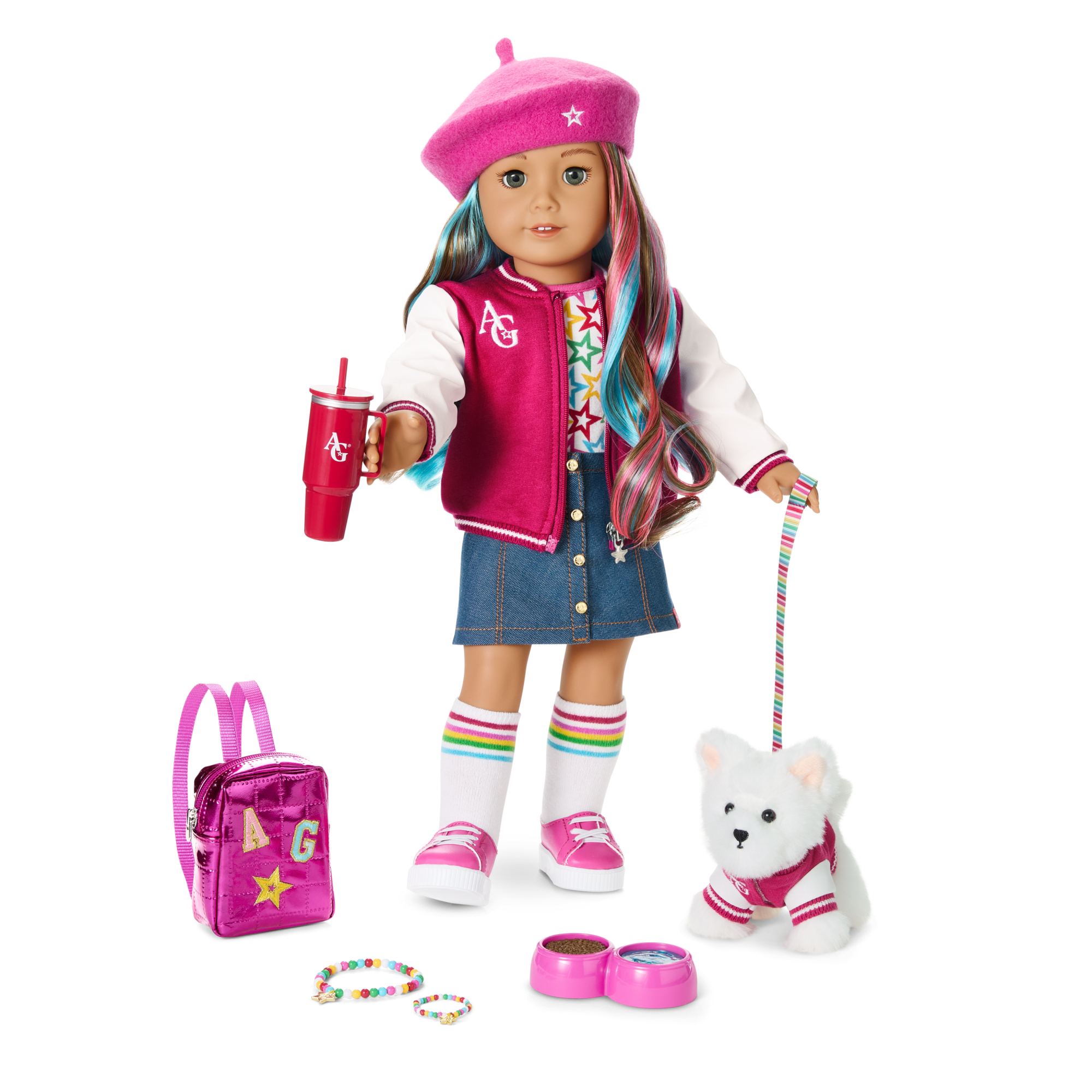 Truly Me 18-inch Doll #101 with wavy caramel hair - Image 16