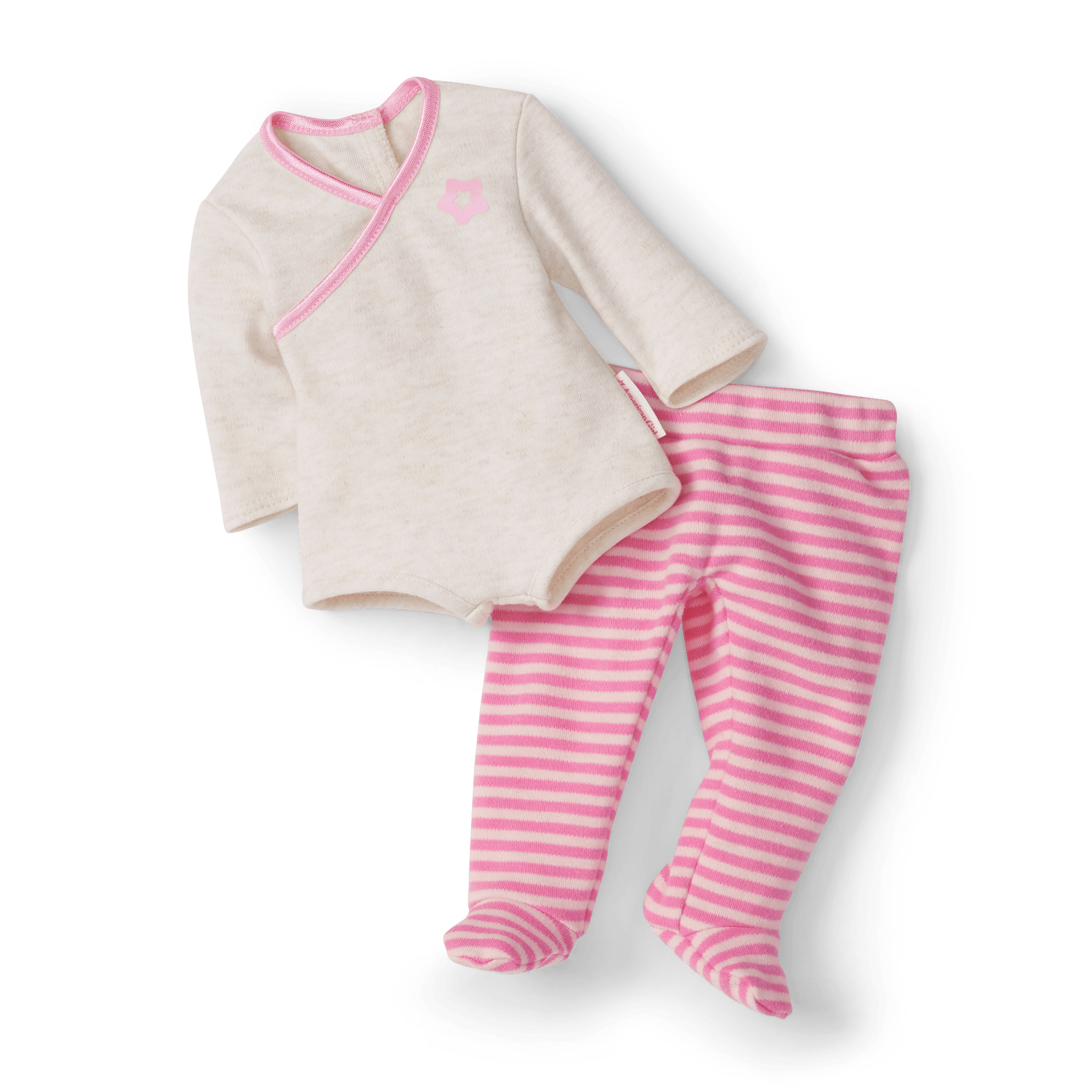 Bitty Baby Doll #6 with red hair in Pretty Pink - Image 2