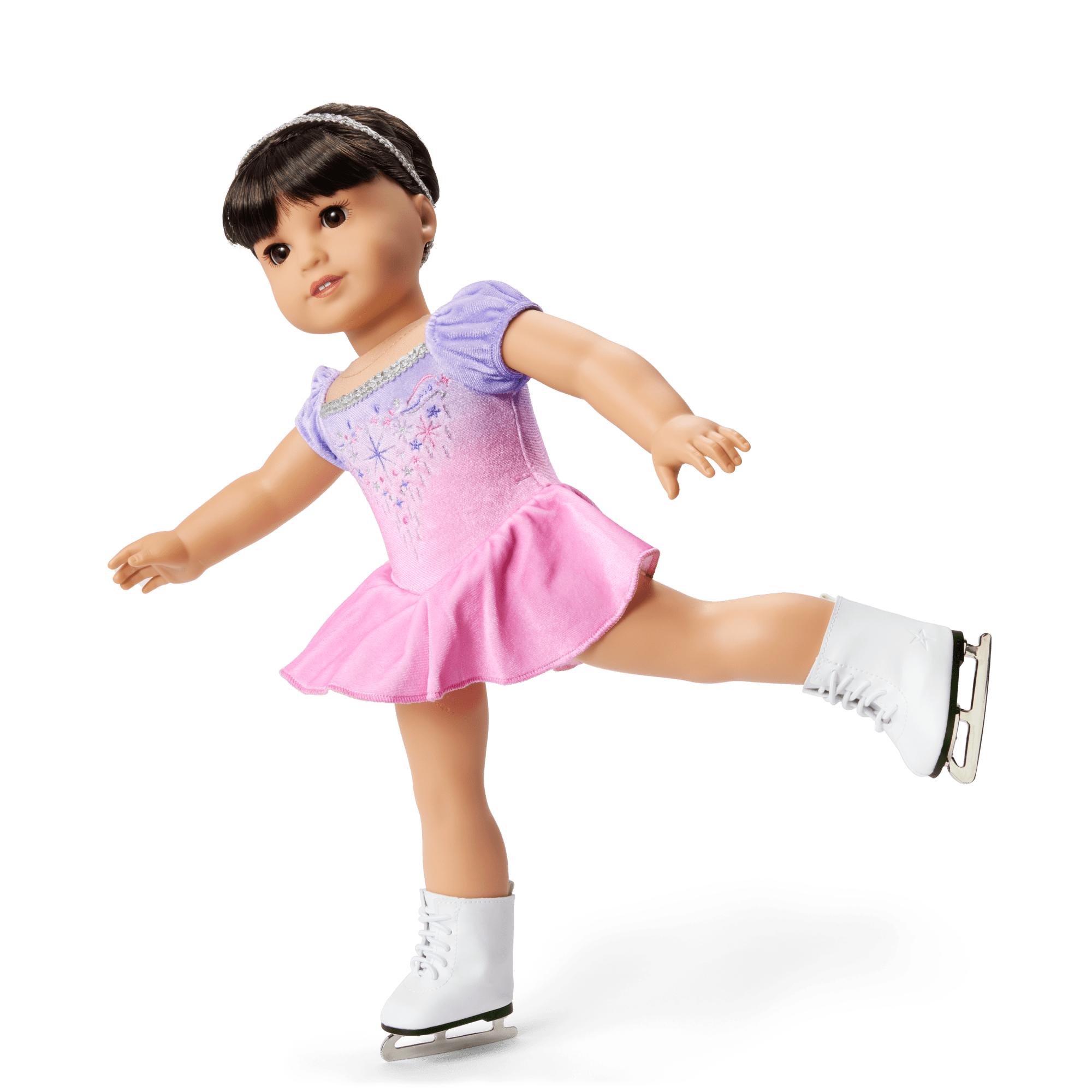 Spin in Style Figure-Skating Outfit for 18-inch Dolls - Image 10