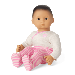 Bitty Baby  Doll #4 with black hair in Pretty Pink