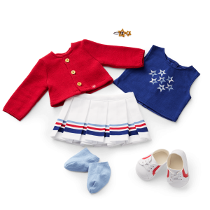 Team AG  Sweater & Skirt Set for 18-inch Dolls