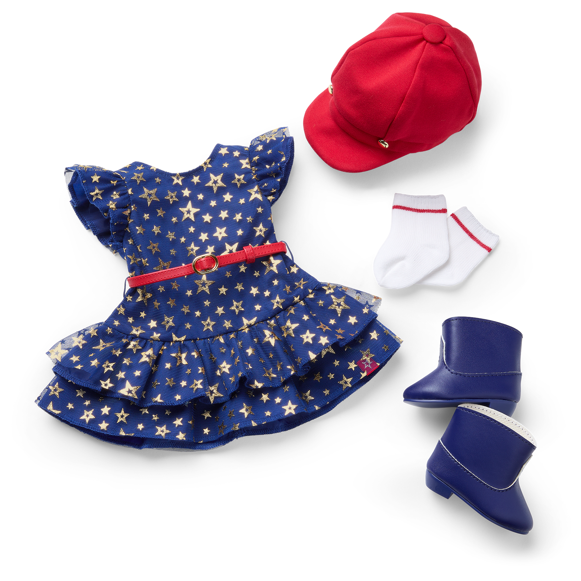 Team AG Navy Dress Set for 18-inch Dolls