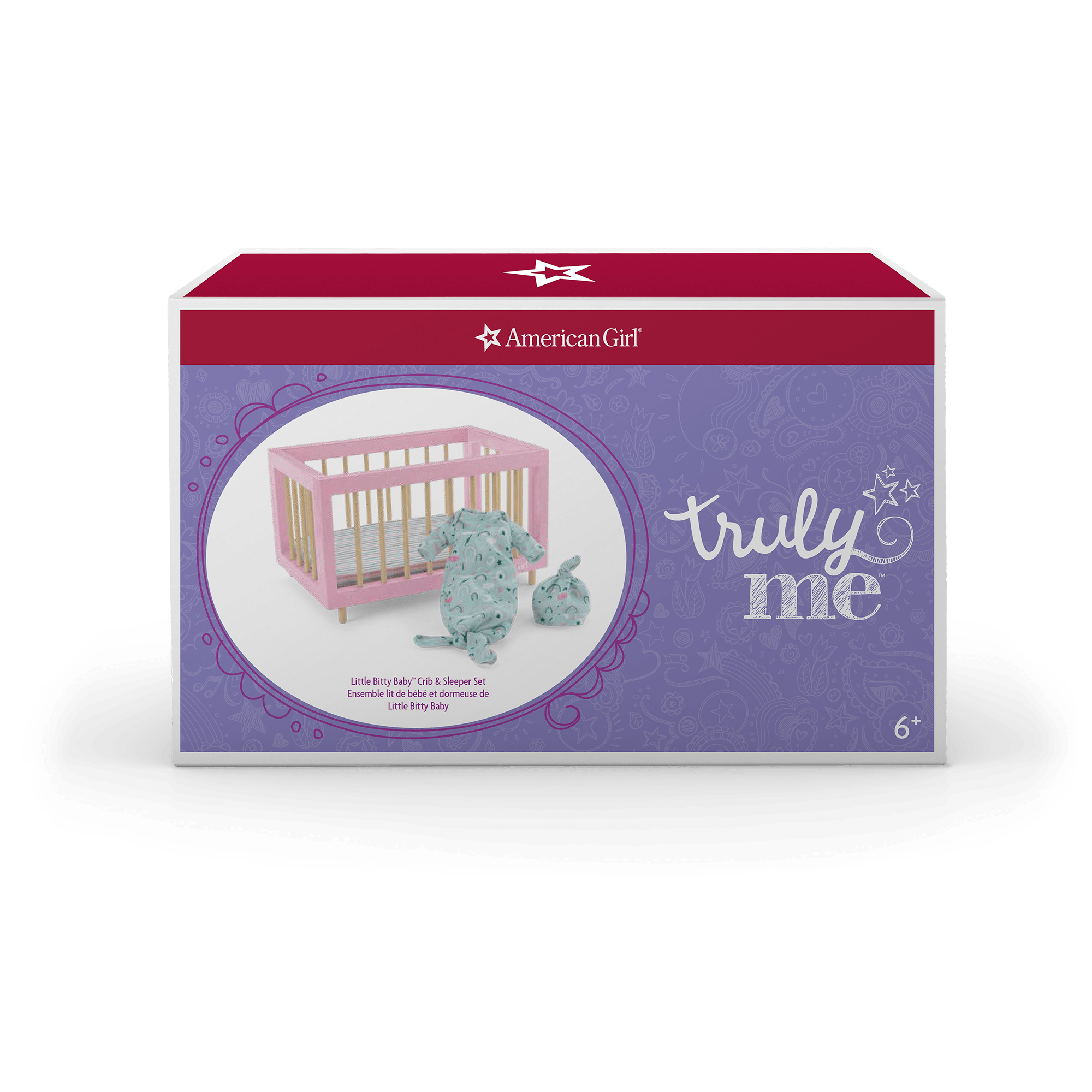 Little Bitty Baby Crib & Sleeper Set for 7.75-inch Dolls - Image 6