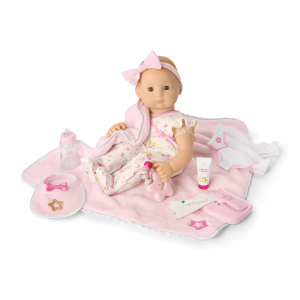 Bitty Baby  Doll #6 with red hair Care & Play Set