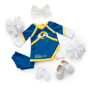 American Girl  x NFL Los Angeles Rams Cheer Uniform for 18-inch Dolls