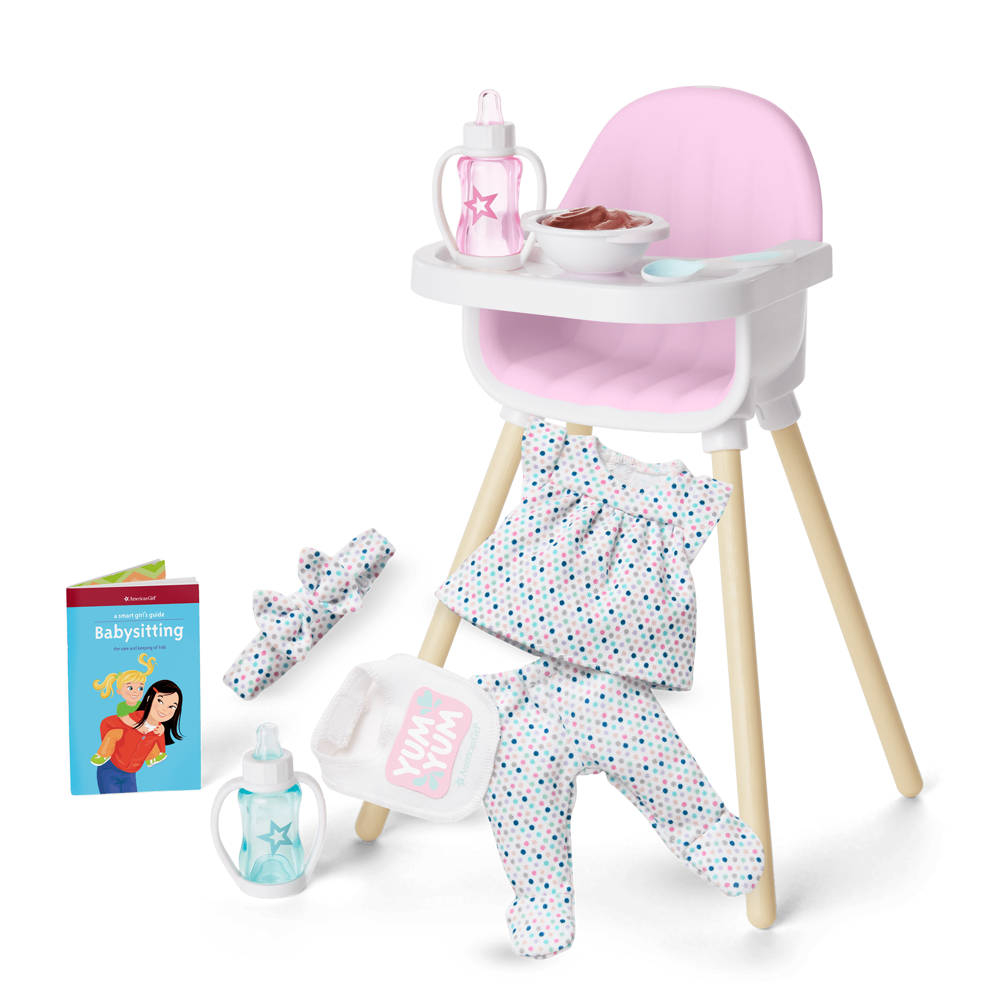 Little Bitty Baby Layette & High Chair Set for 7.75-inch Dolls - Image 2