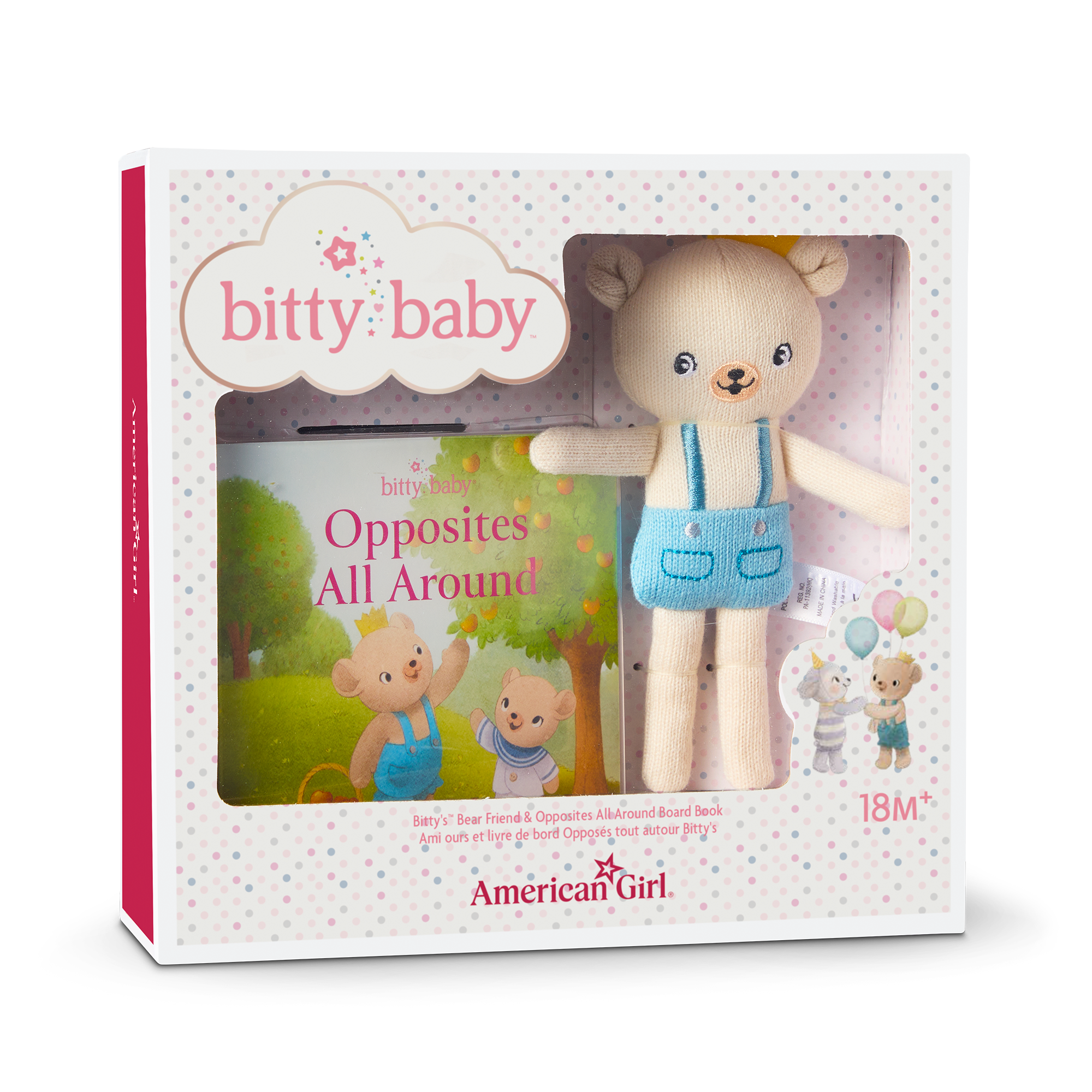 Bitty Baby Doll #1 in Pastel Blue + Bear Friend & Board Book - Image 6