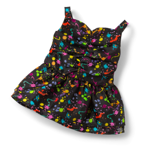 Courtney's  Splatter Print Dress for 18-inch Dolls (Historical Characters)