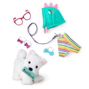 Coconut Chip Dog for 18-inch Dolls & Fancy Pet Fashion Accessories