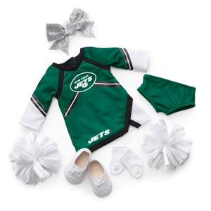 American Girl  x NFL New York Jets Cheer Uniform for 18-inch Dolls