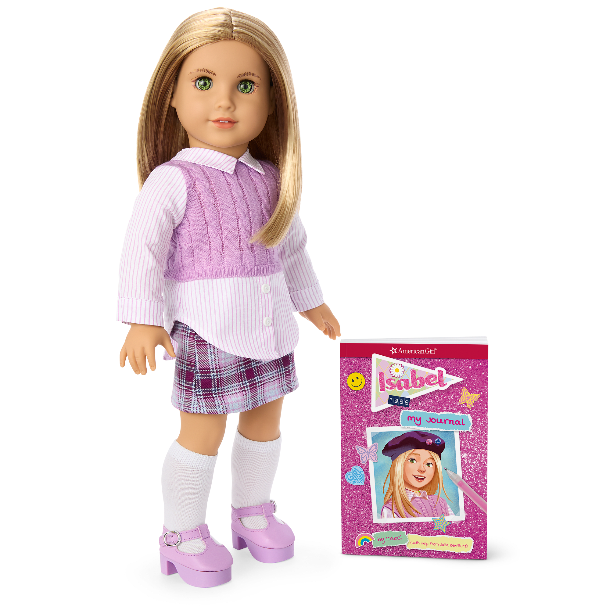 Isabel 18-inch Doll. Journal. Accessories & Doll Carrier (Historical Characters) - Image 2