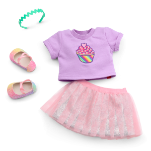 Summer's  Bake Sale Outfit for 18-inch Dolls (Girl of the Year  2025)