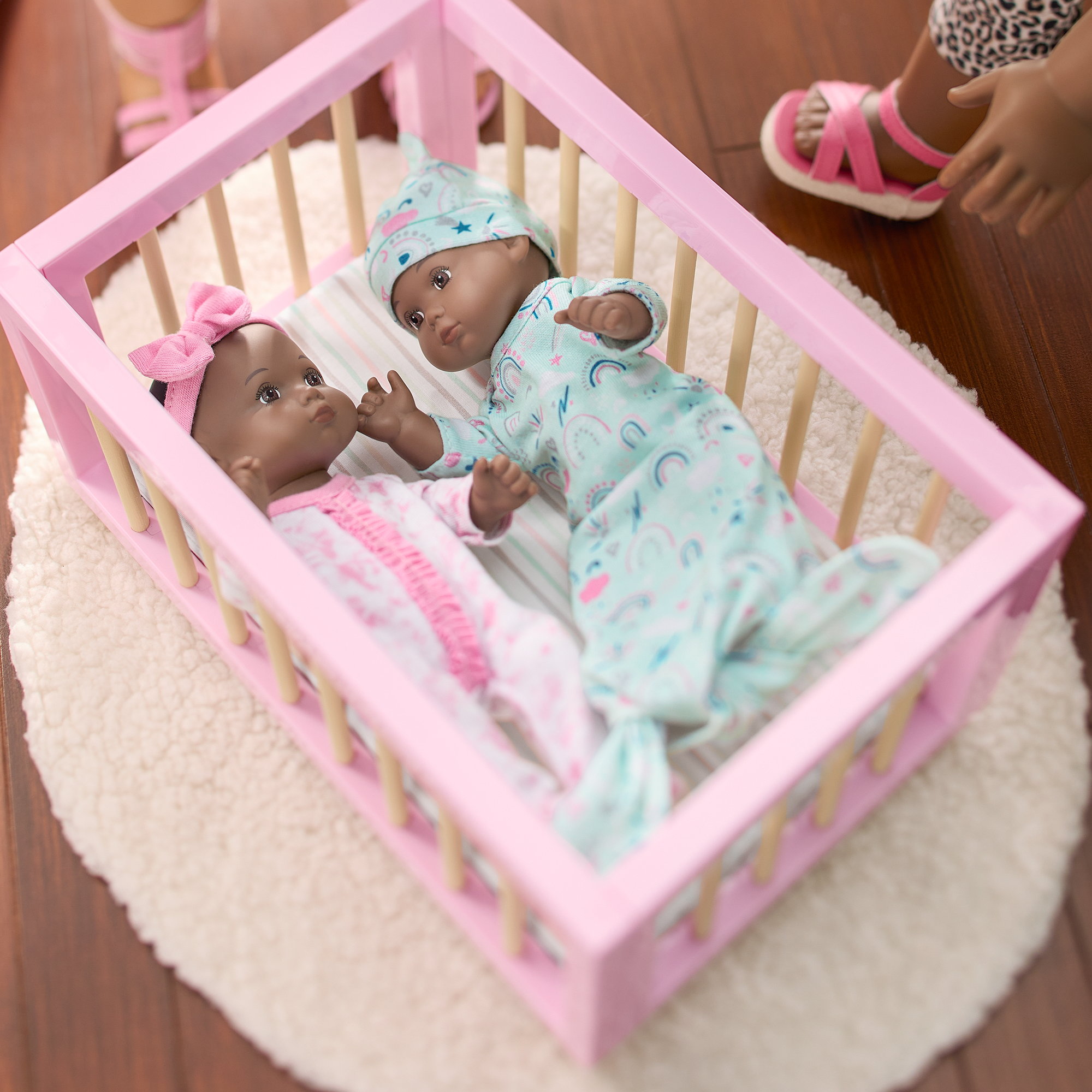 Little Bitty Baby Crib & Sleeper Set for 7.75-inch Dolls - Image 4